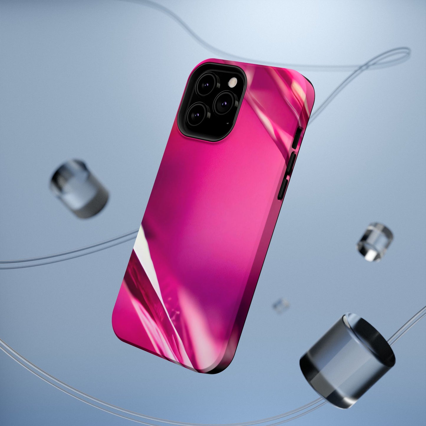 Impact-Resistant Phone Case – Magenta Motion