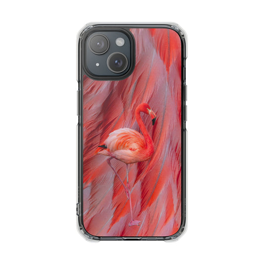 Clear Magnetic Phone Case – Scarlet Plume