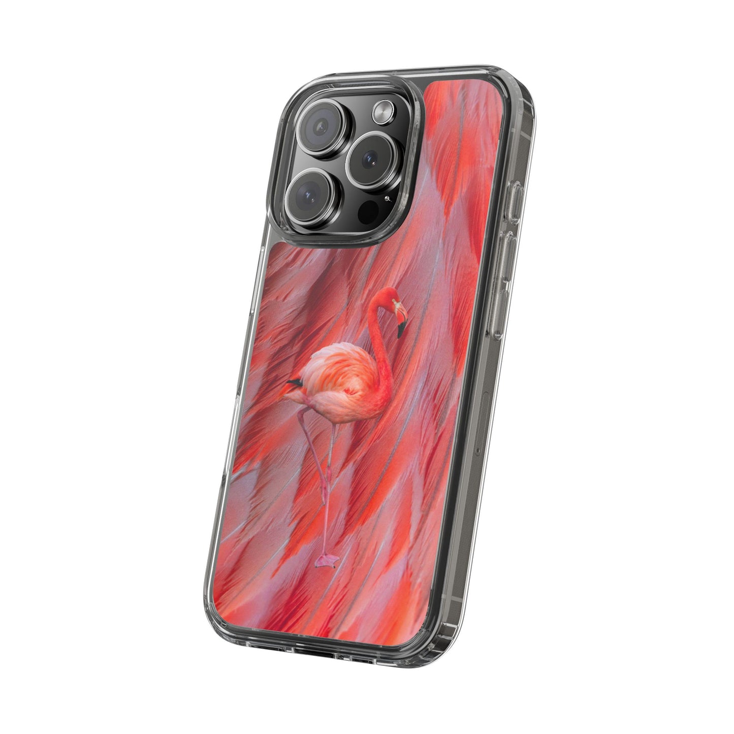 Clear Phone Case – Scarlet Plume