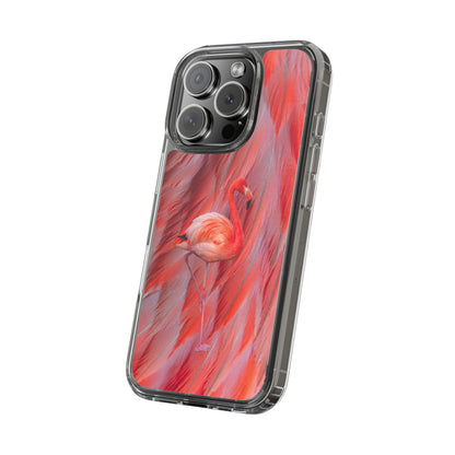 Clear Phone Case – Scarlet Plume