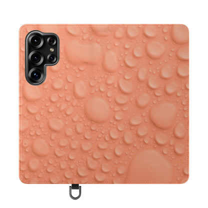 Flip Case - Apricot Rain