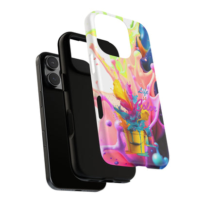 Color Splash Phone Case — “Life in Color” Protective Tough Case