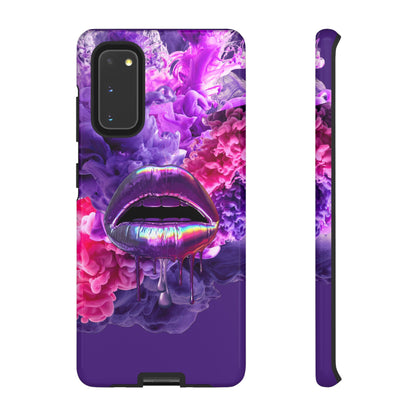 Protective Phone Case – Purple Haze Lips