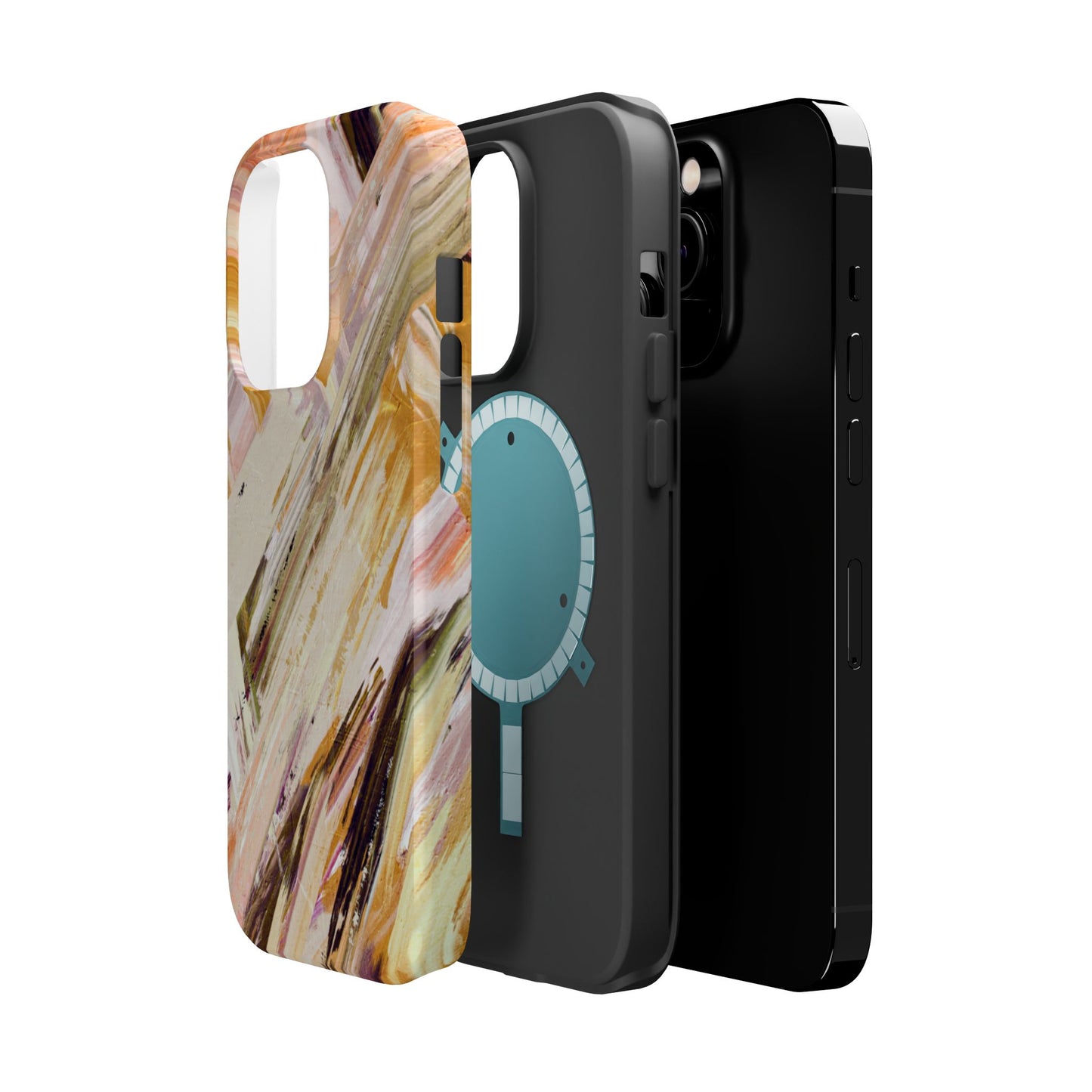 Wireless-Charging Compatible Case – Brush & Bronze