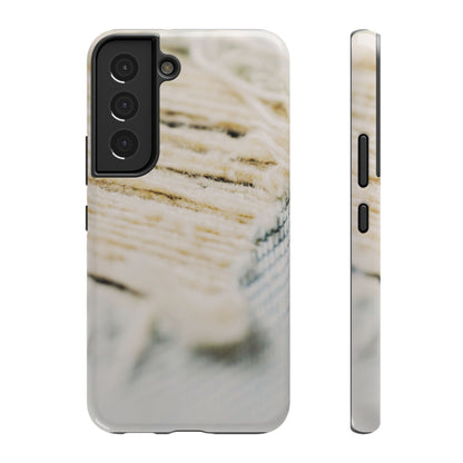 Impact-Resistant Phone Case – Woven Warmth