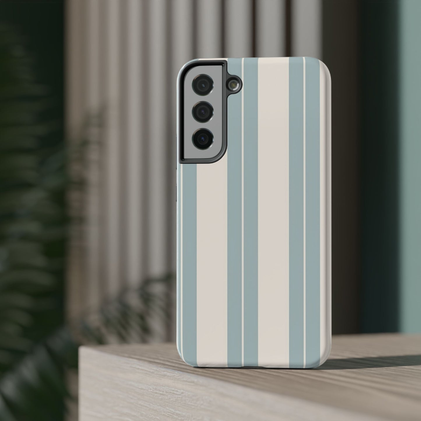 Impact-Resistant Phone Case – Coastal Stripe