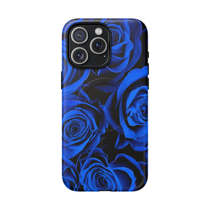 Protective Magnetic Phone Case – Midnight Bloom