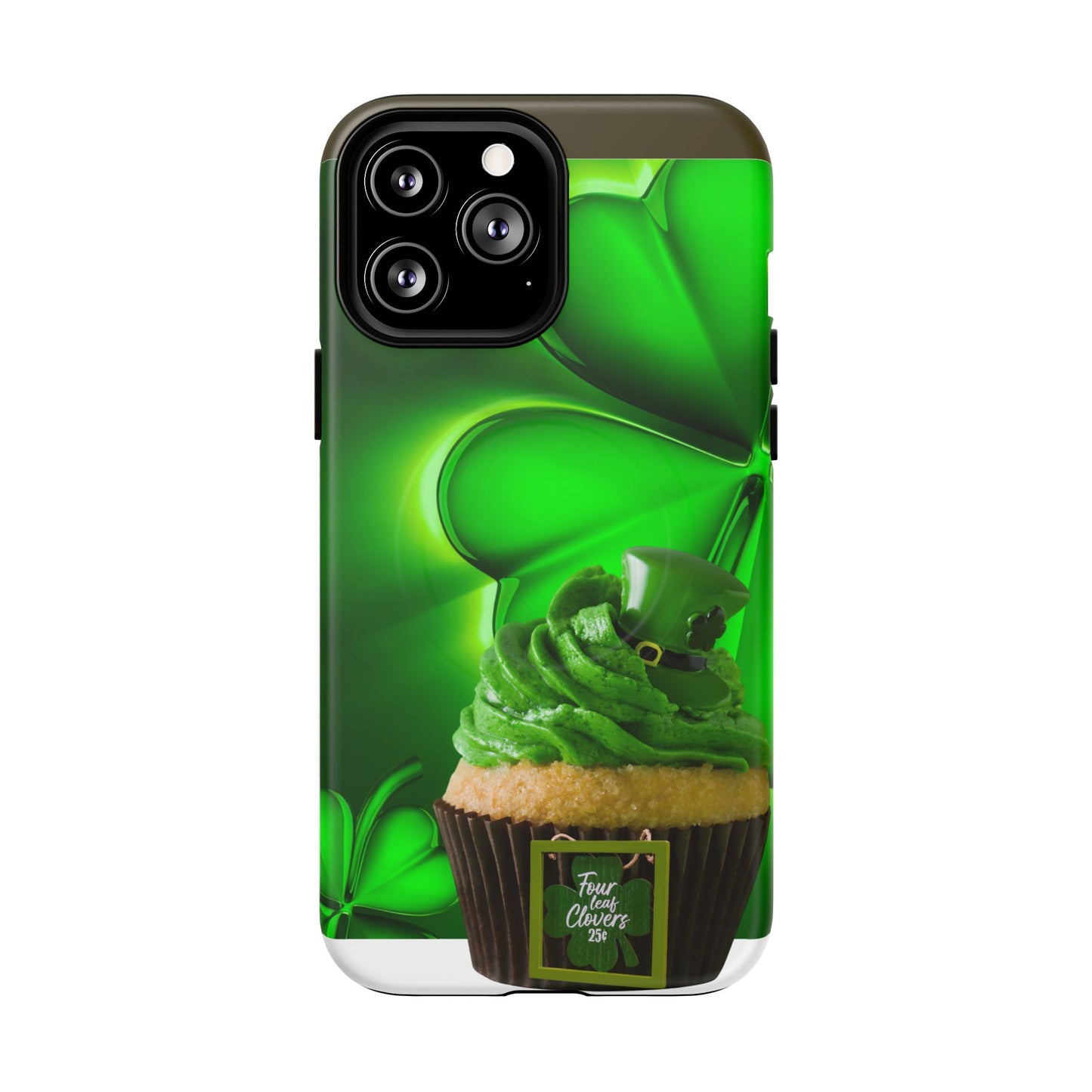 Protective Phone Case – Lucky Clover Cupcake