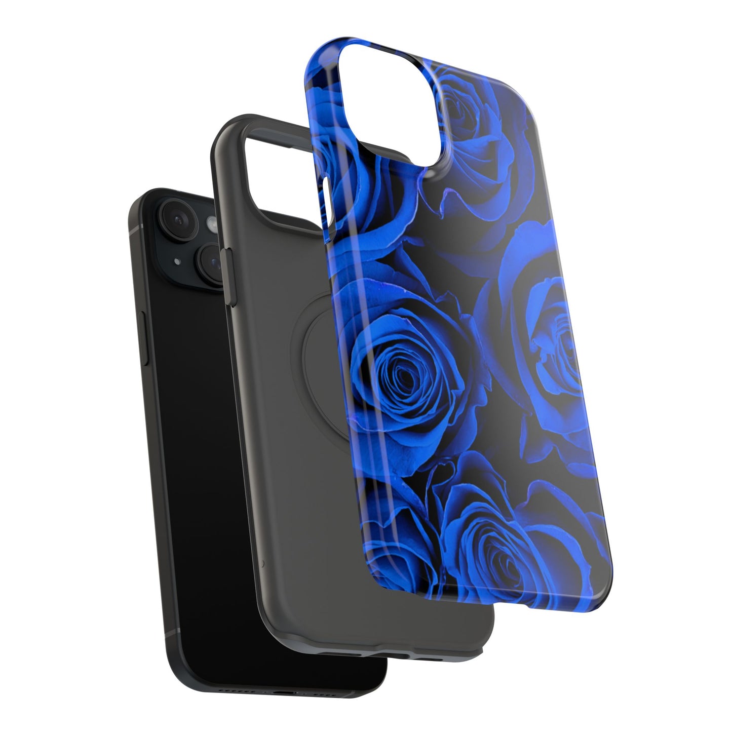 Impact-Resistant Phone Case – Midnight Bloom