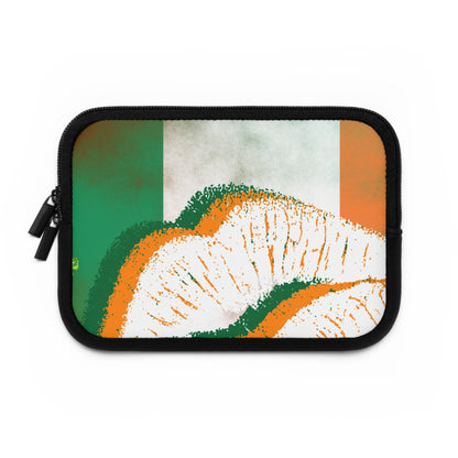 Laptop Sleeve – Irish Lip St. Patrick’s Day Design