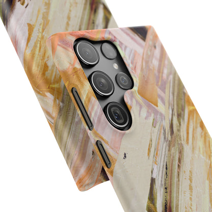 Snap Phone Case – Brush & Bronze
