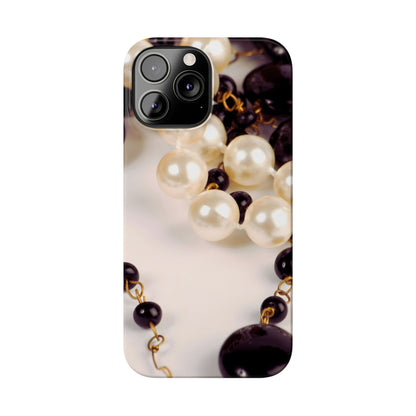 Slim Phone Case – Noir Pearl