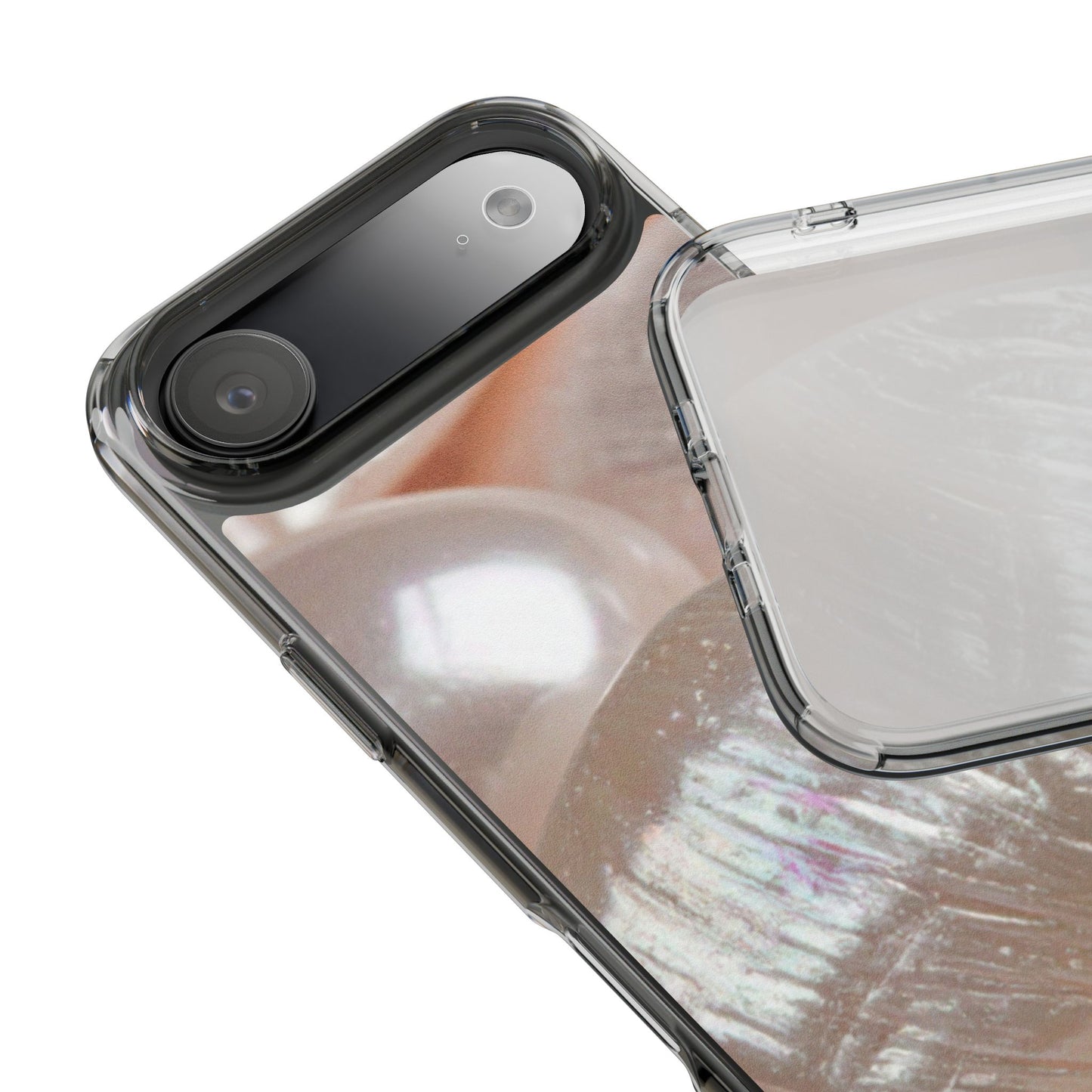 Clear Phone Case – Blush Pearl