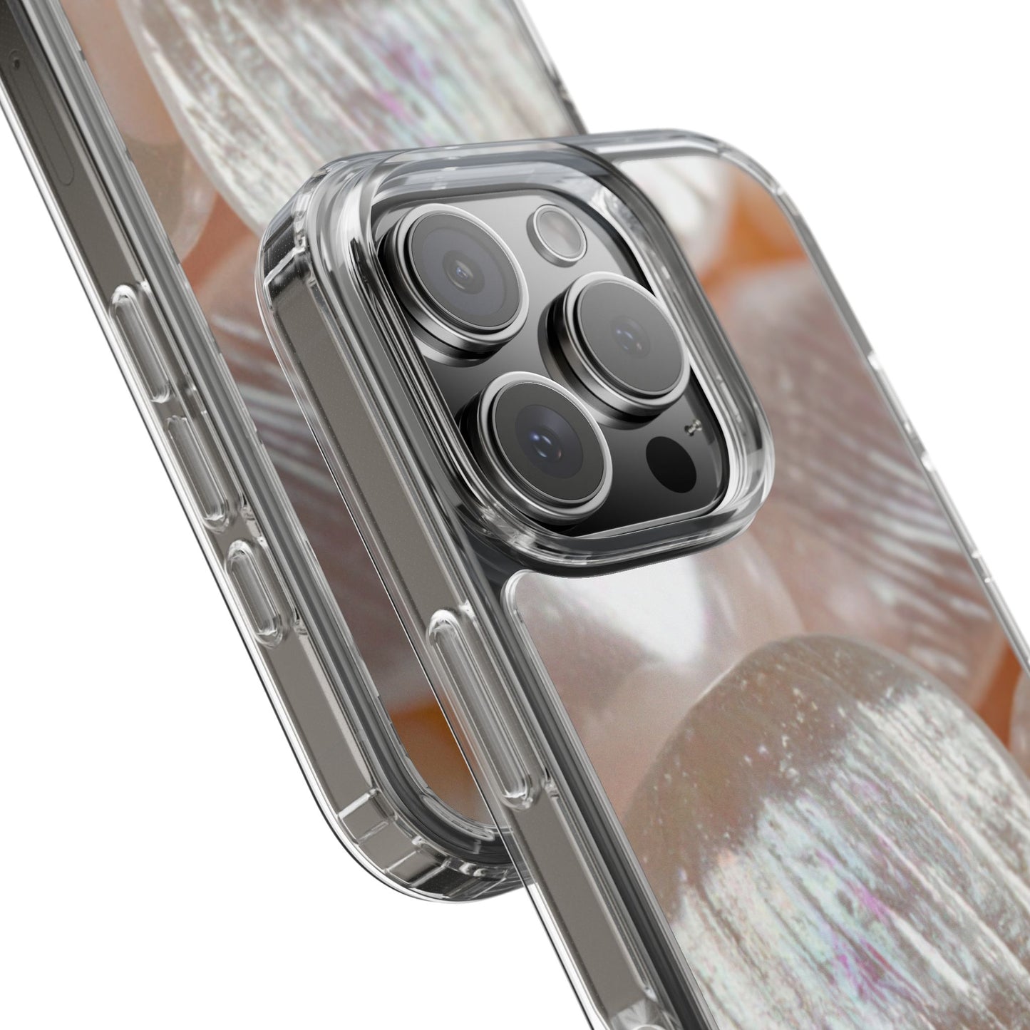 Clear Phone Case – Blush Pearl