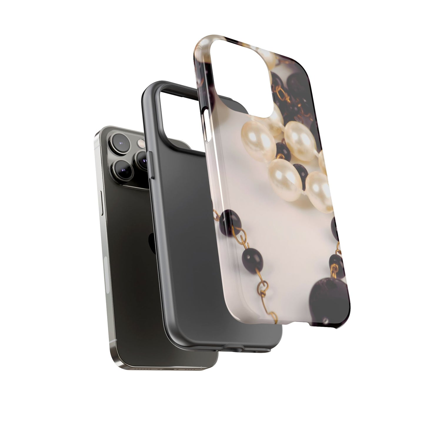 Protective Phone Case – Noir Pearl