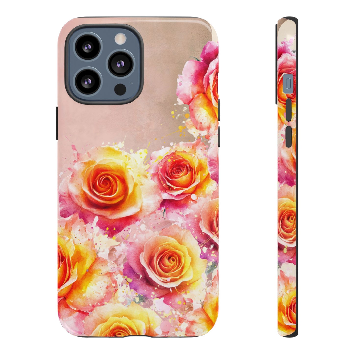 Protective Phone Case – Sunset Roses
