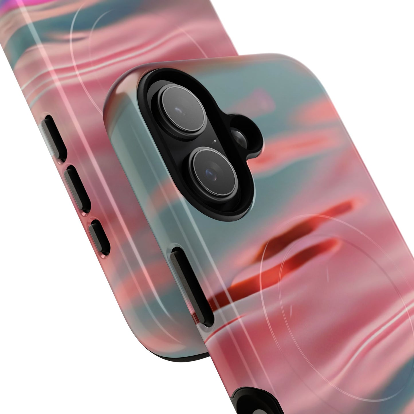 Protective Magnetic Phone Case – Liquid Sunset