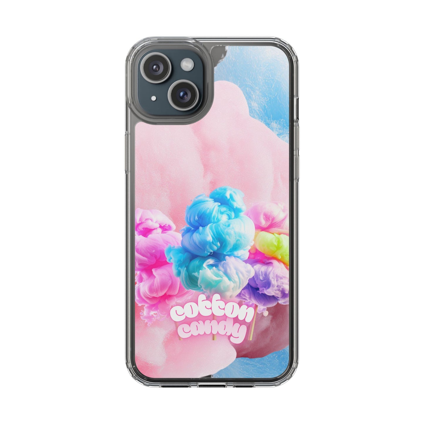 Clear Phone Case – Cotton Candy Dream