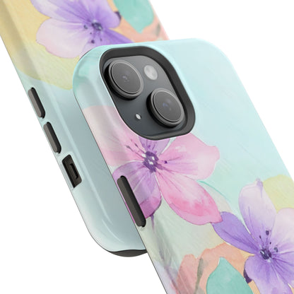 Impact-Resistant Phone Case – Water Petal