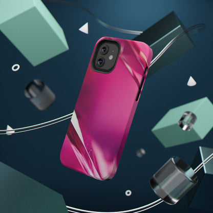 Impact-Resistant Phone Case – Magenta Motion