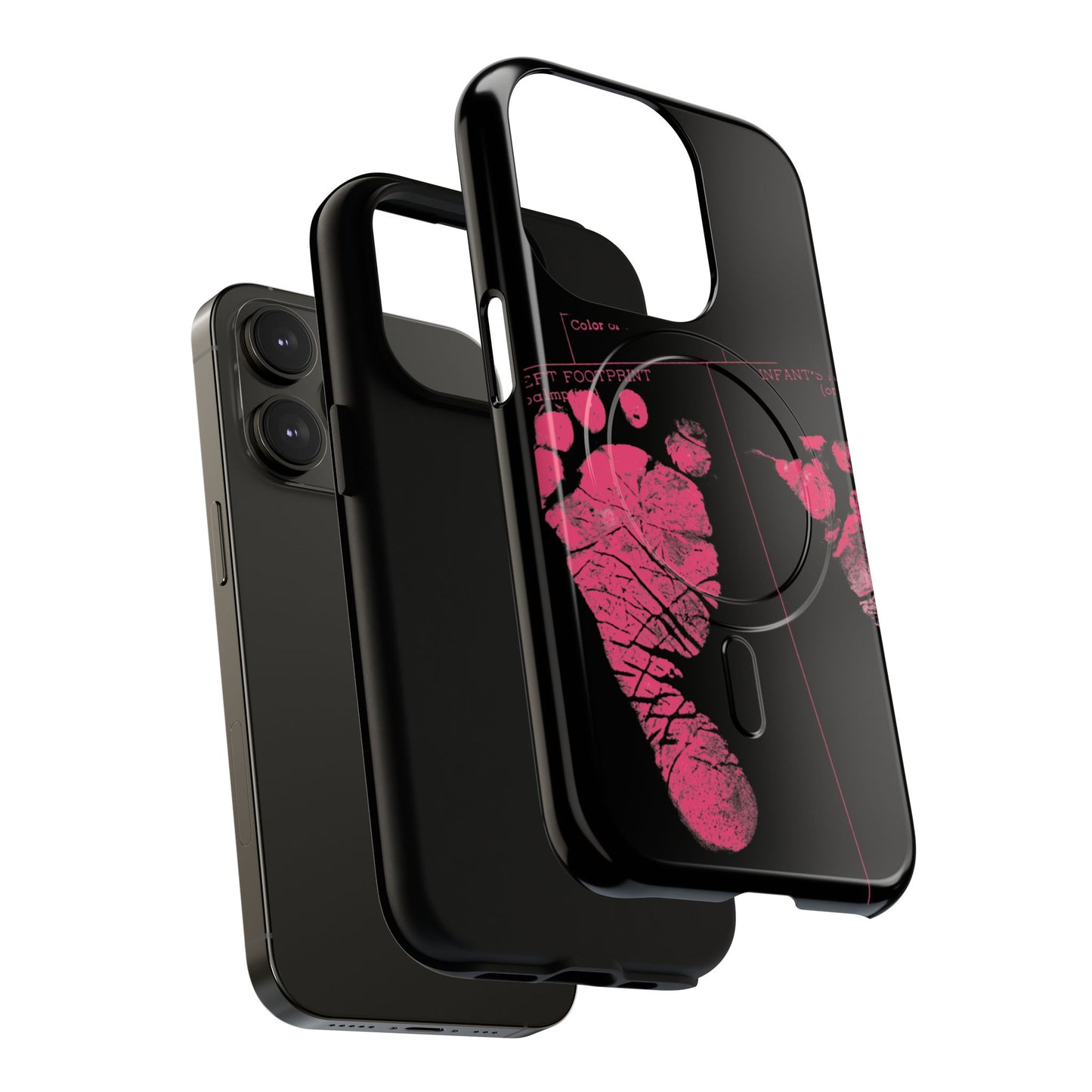Protective Magnetic Phone Case – Mom’s Little Pink Footprints