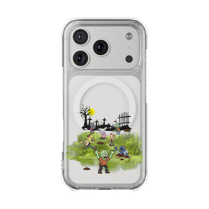 Clear Magnetic Phone Case – Graveyard Shift