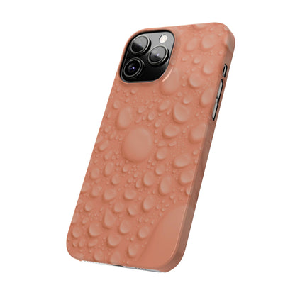 Slim Phone Case – Apricot Rain