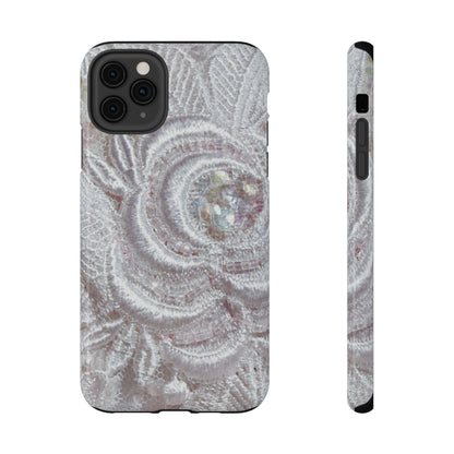 Impact-Resistant Phone Case – Lace Veil