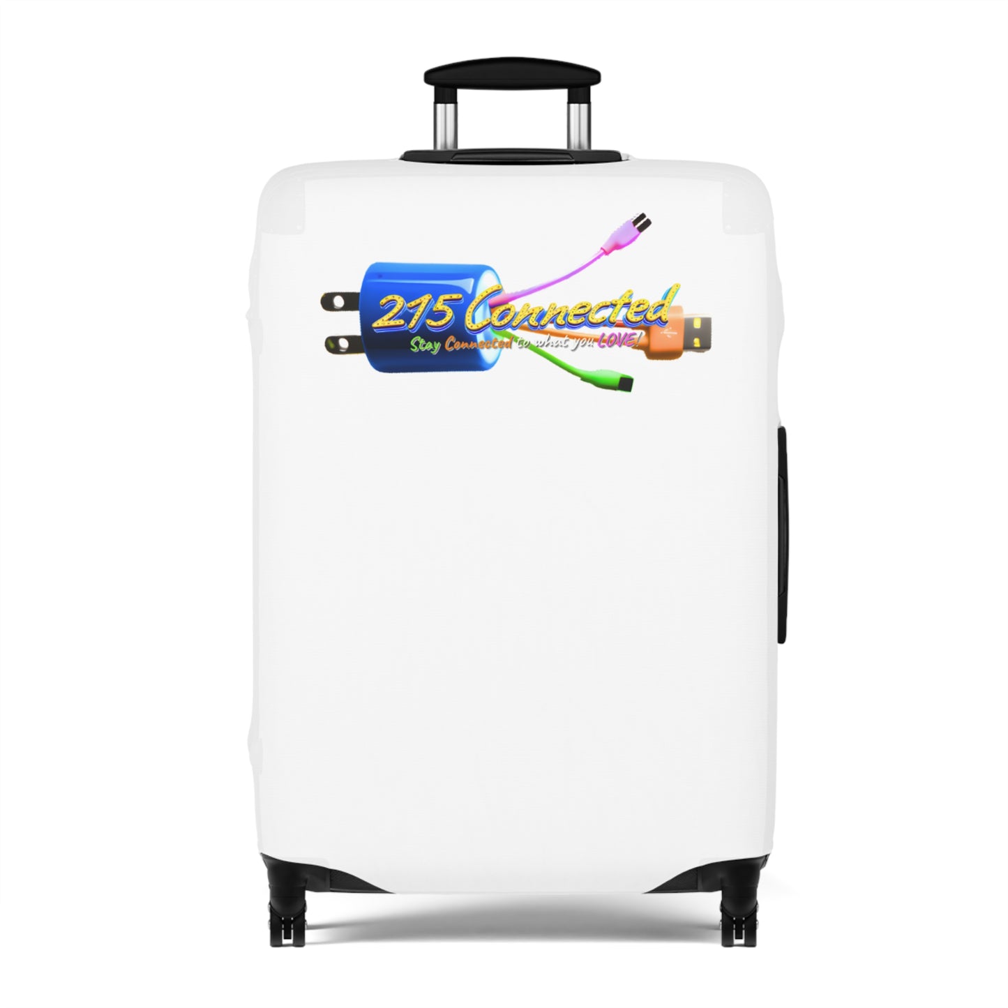 Luggage Cover – 215 Connected Logo Protective Suitcase Sleeve