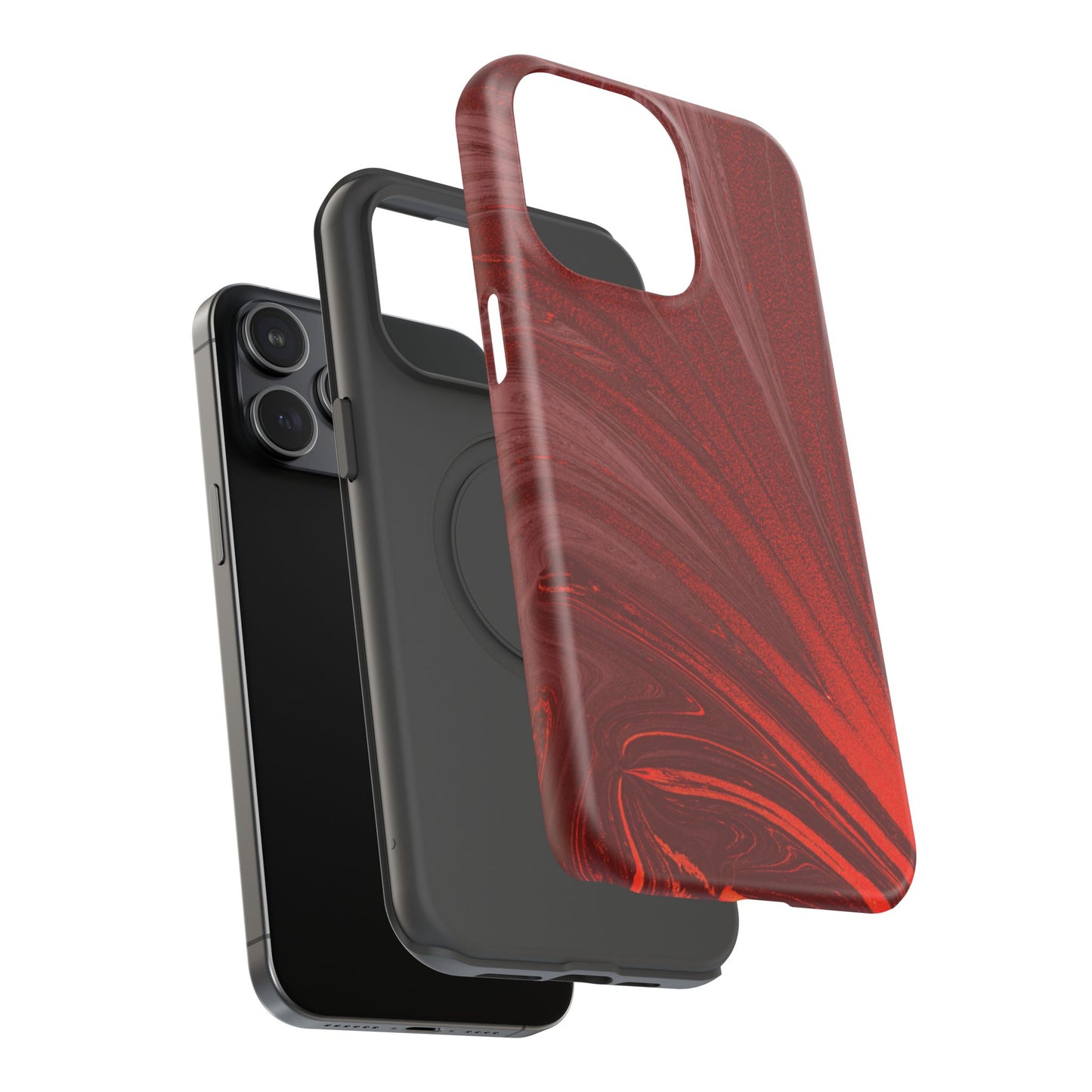 Impact-Resistant Phone Case — Crimson Current