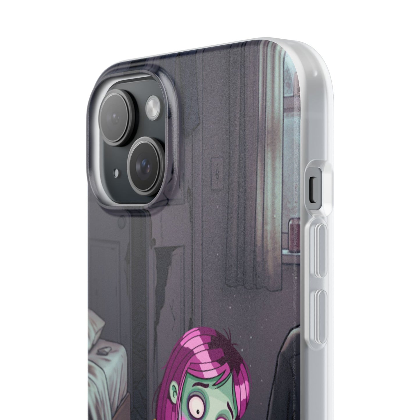 Zombie Girl Phone Case — Cute Creepy Cartoon Phone Cover