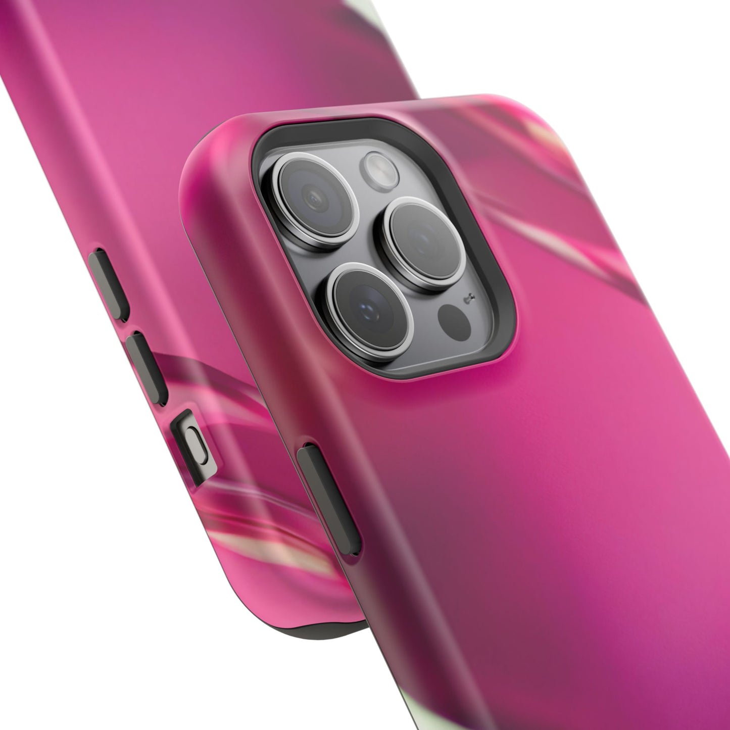Impact-Resistant Phone Case – Magenta Motion