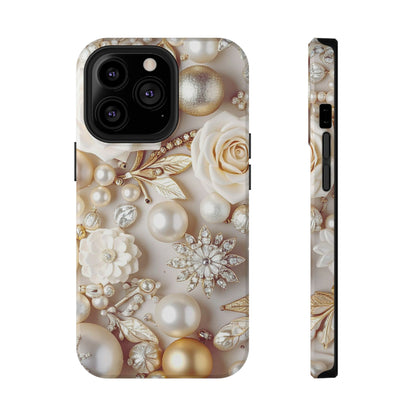 Impact-Resistant Phone Case – Ivory Opulence