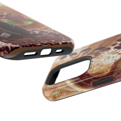 Impact-Resistant Phone Case – Love at First Sip – Compatible with iPhone 11–17 & Samsung Galaxy S22–S26 Series