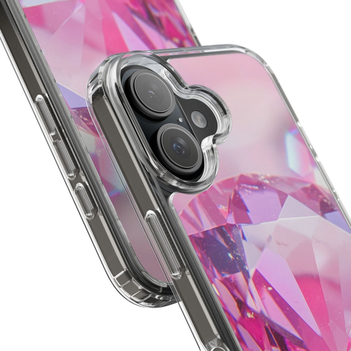 Clear Phone Case – Pink Ice