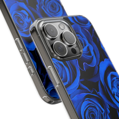 Clear Phone Case – Midnight Bloom