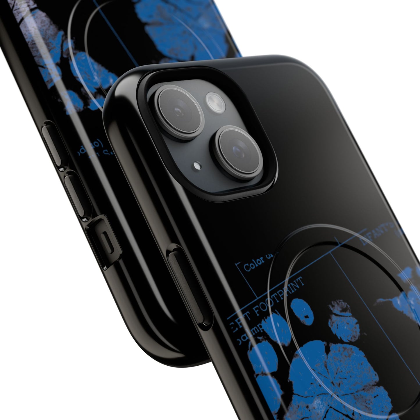 Protective Magnetic Phone Case – Mom’s Little Blue Footprints