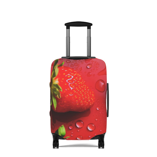 Luggage Cover – Strawberry Drip