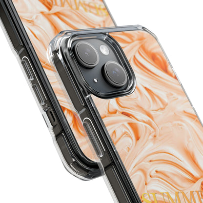 Clear Phone Case – Peach Sorbet