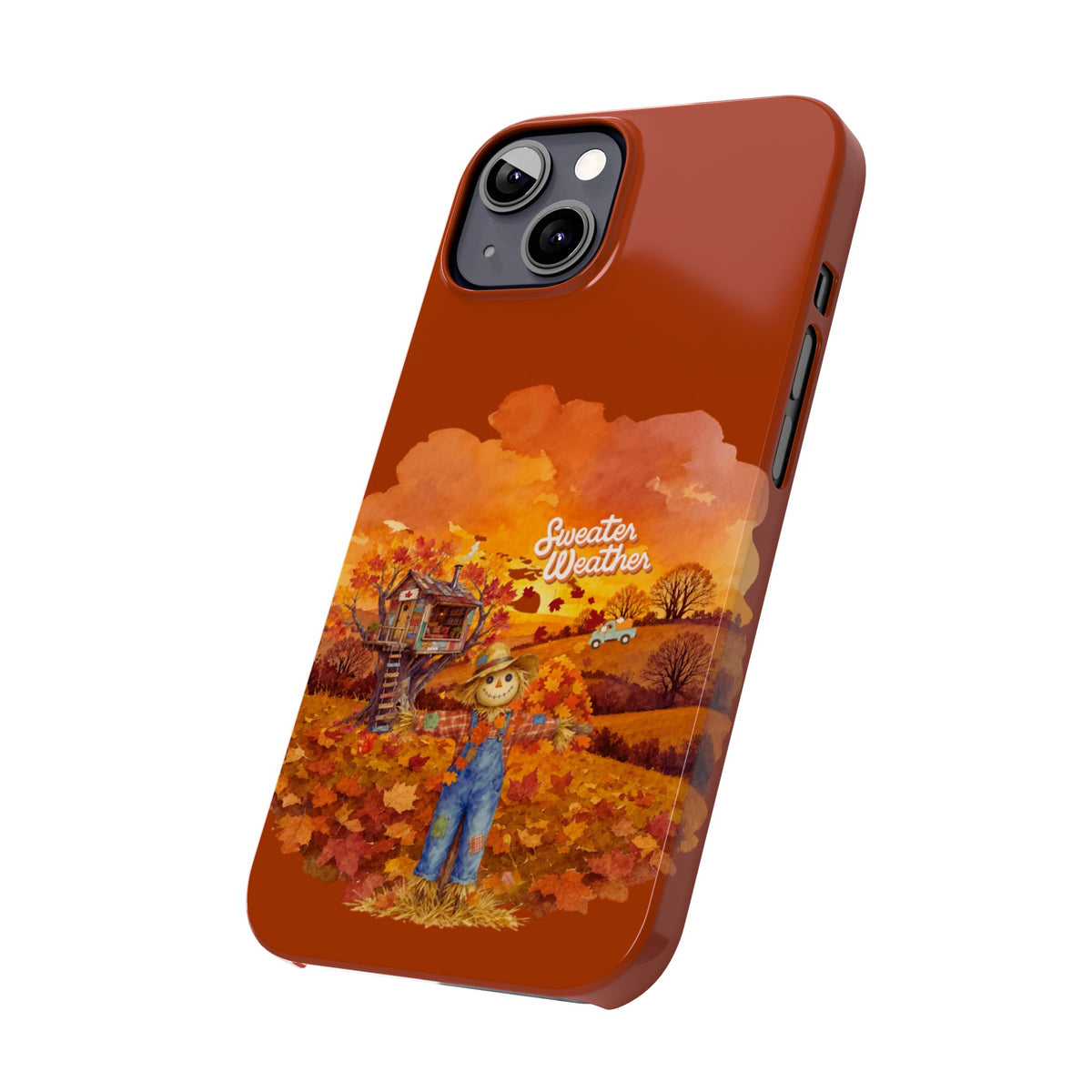 Slim Phone Case – Sweater Weather – Compatible with iPhone 11–17 Series