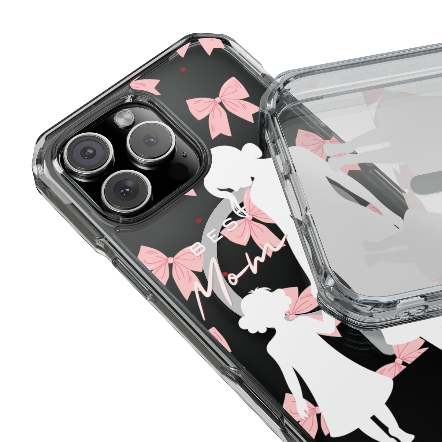 Clear Magnetic Phone Case – Best Mom: My Little Girl