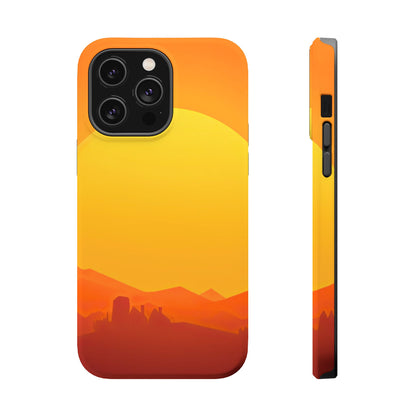 Wireless-Charging Compatible Case – Desert Sunrise