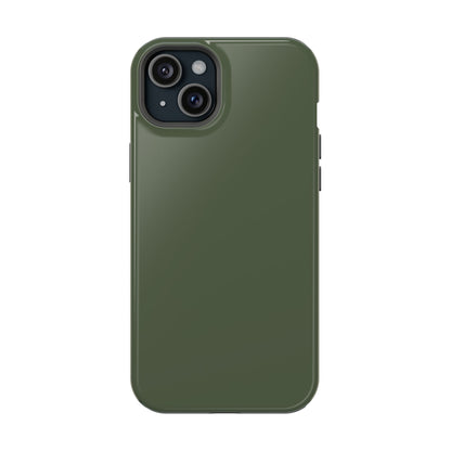 Impact-Resistant Phone Case — Military Green Protective Shockproof Cover