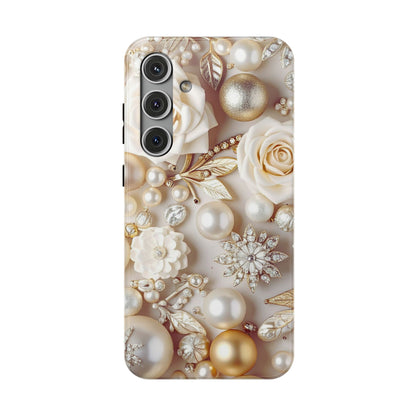 Impact-Resistant Phone Case – Ivory Opulence