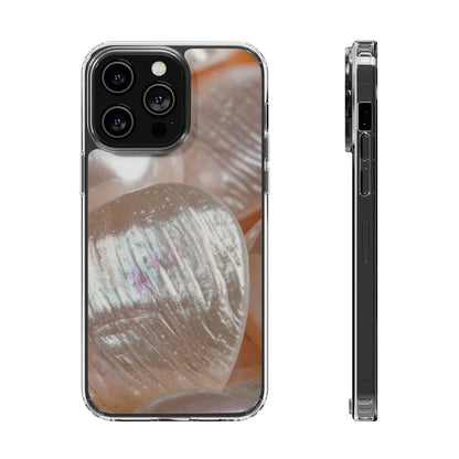 Clear Phone Case – Blush Pearl