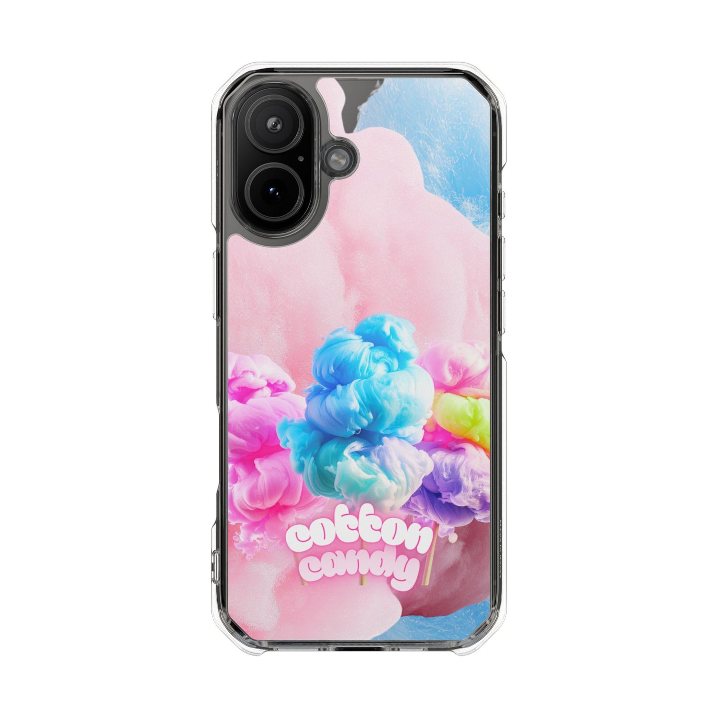Clear Magnetic Phone Case – Cotton Candy Dream