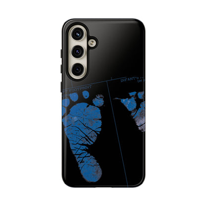 Protective Phone Case – Mom’s Little Blue Footprints
