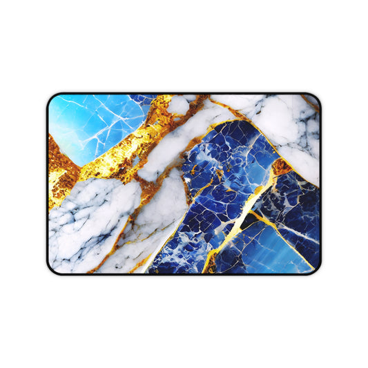 Neoprene Desk Mat – Sapphire Veins