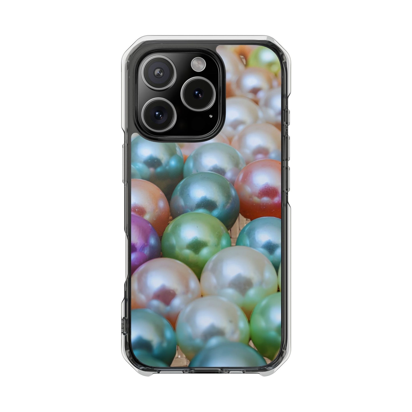 Clear Magnetic Phone Case – Pearl Pop