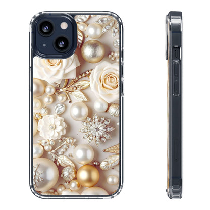 Clear Phone Case – Ivory Opulence